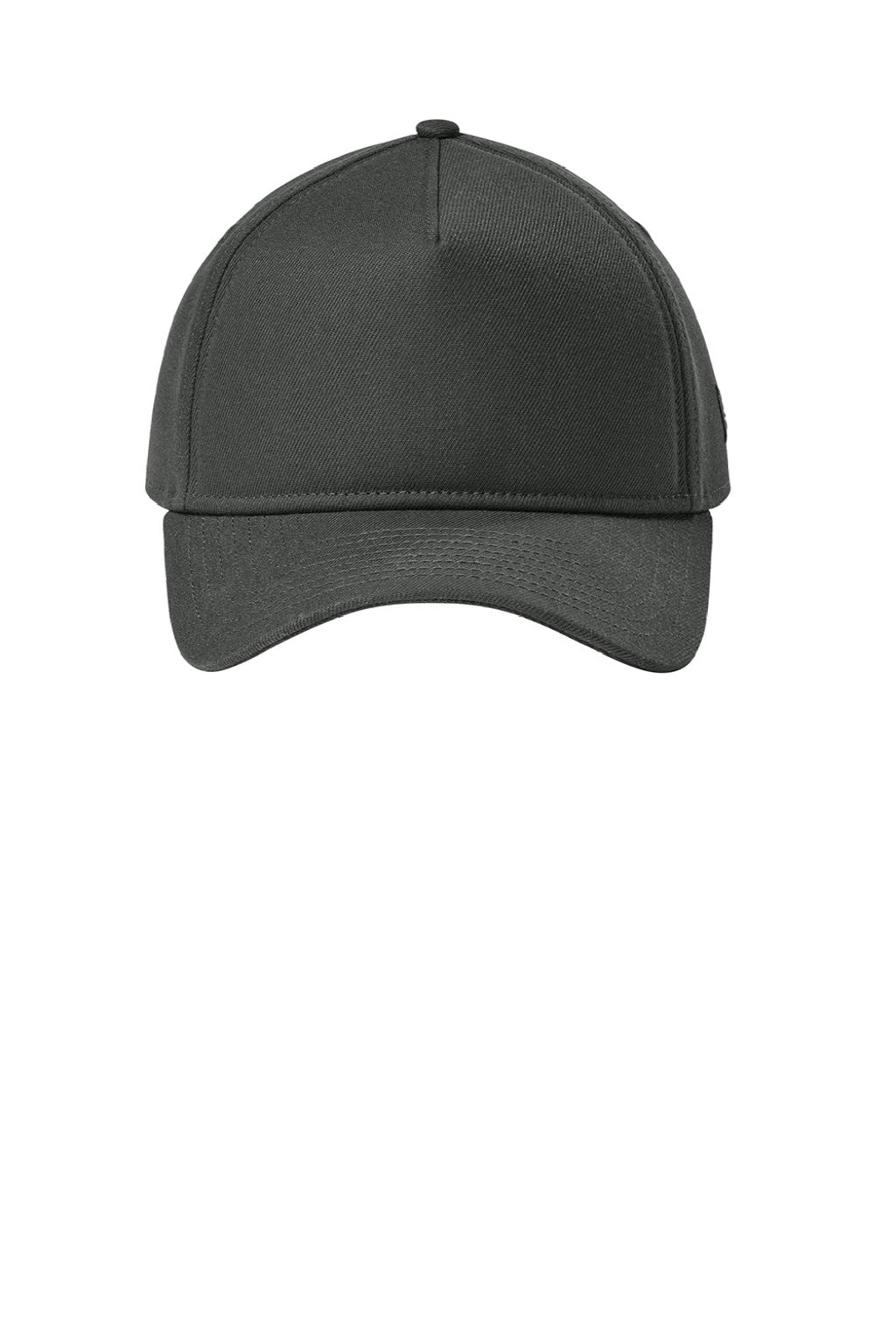 New Era Hats NE211 Mens A-Frame Snapback Hat Graphite Grey Flat Front