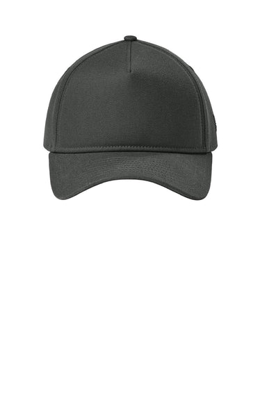 New Era Hats NE211 Mens A-Frame Snapback Hat Graphite Grey Flat Front