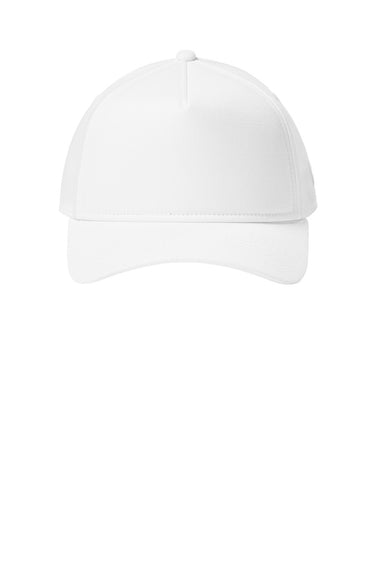 New Era Hats NE211 Mens A-Frame Snapback Hat White Flat Front
