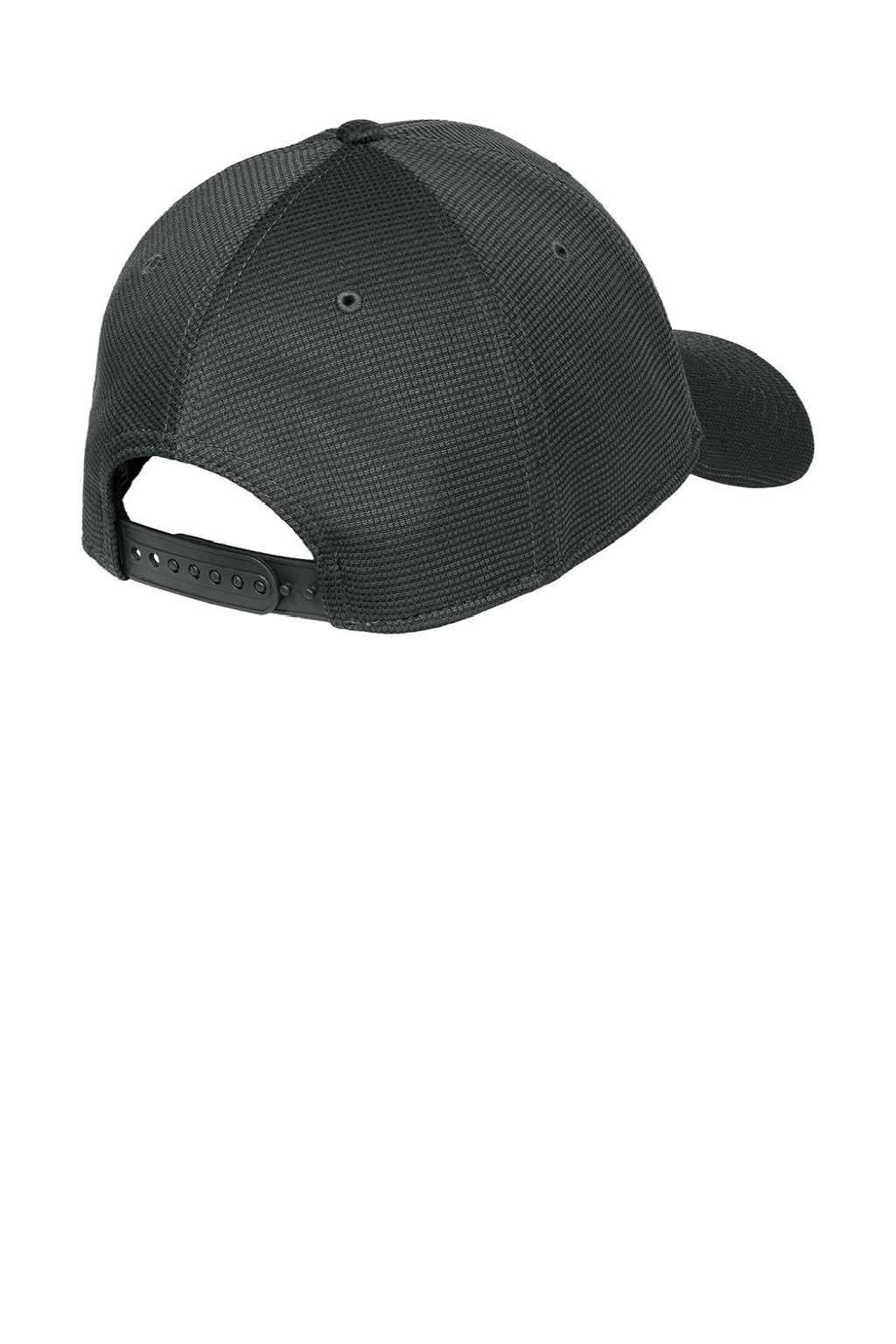 New Era Hats NE214 Mens Pivot Stretch Snapback Hat Charcoal Grey Flat Back