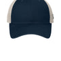 New Era Hats Mens 9TWENTY Unstructured Mesh Snapback Hat - Deep Navy Blue/Stone - COMING SOON