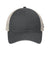 New Era Hats NE215 Mens 9TWENTY Unstructured Mesh Snapback Hat Graphite Grey/Stone Flat Front