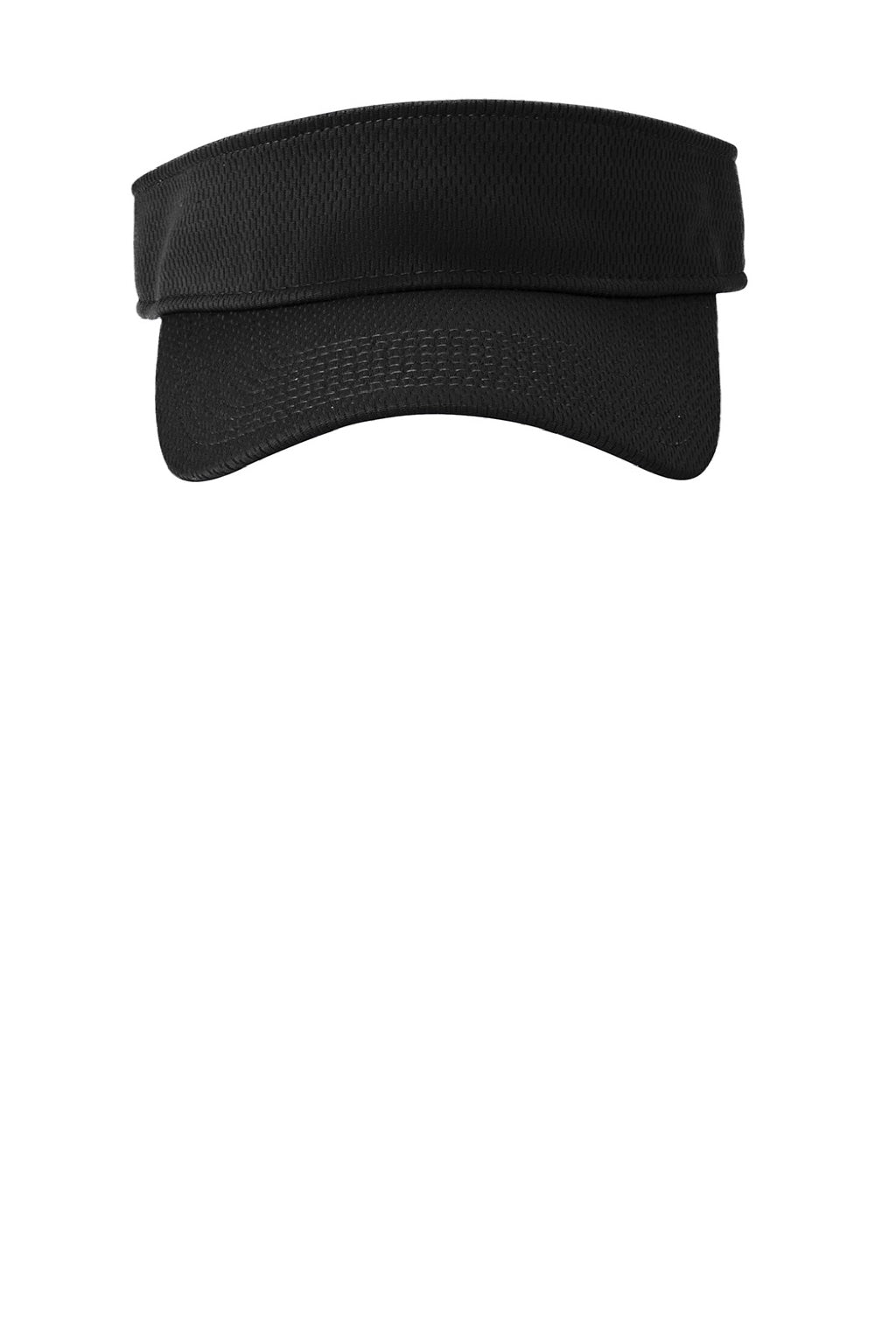 New Era Hats NE219 Mens Performance Dash Adjustable Visor Black Flat Front