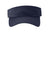 New Era Hats NE219 Mens Performance Dash Adjustable Visor Deep Navy Blue Flat Front