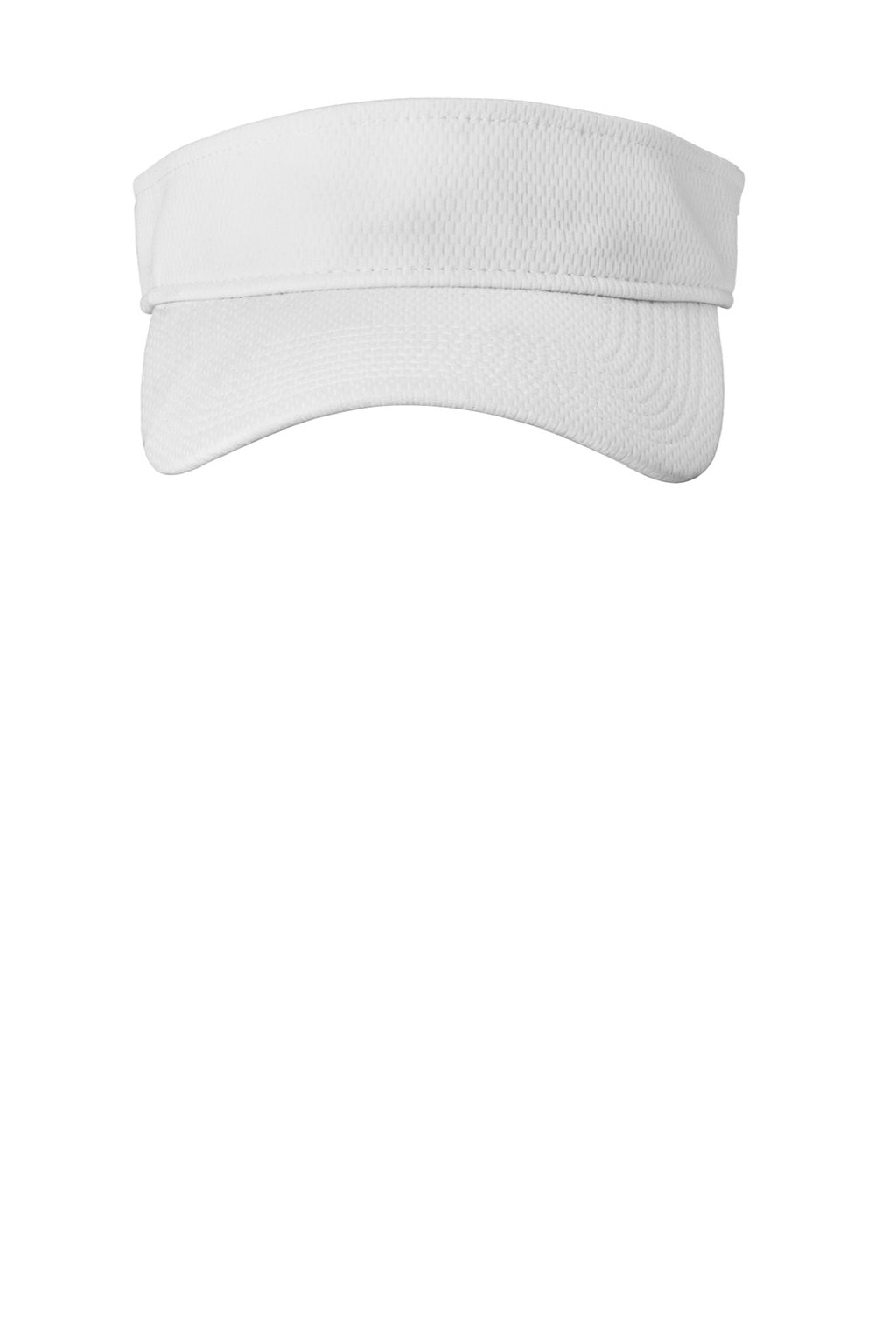 New Era Hats NE219 Mens Performance Dash Adjustable Visor White Flat Front