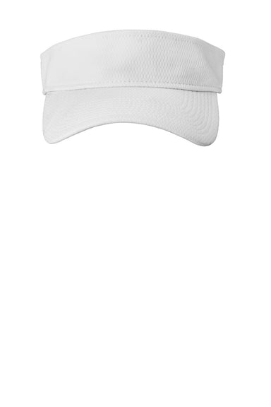 New Era Hats NE219 Mens Performance Dash Adjustable Visor White Flat Front