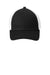 New Era Hats NE302 Mens Stretch Mesh Hat Black/White Flat Front