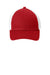 New Era Hats NE302 Mens Stretch Mesh Hat Scarlet Red/White Flat Front