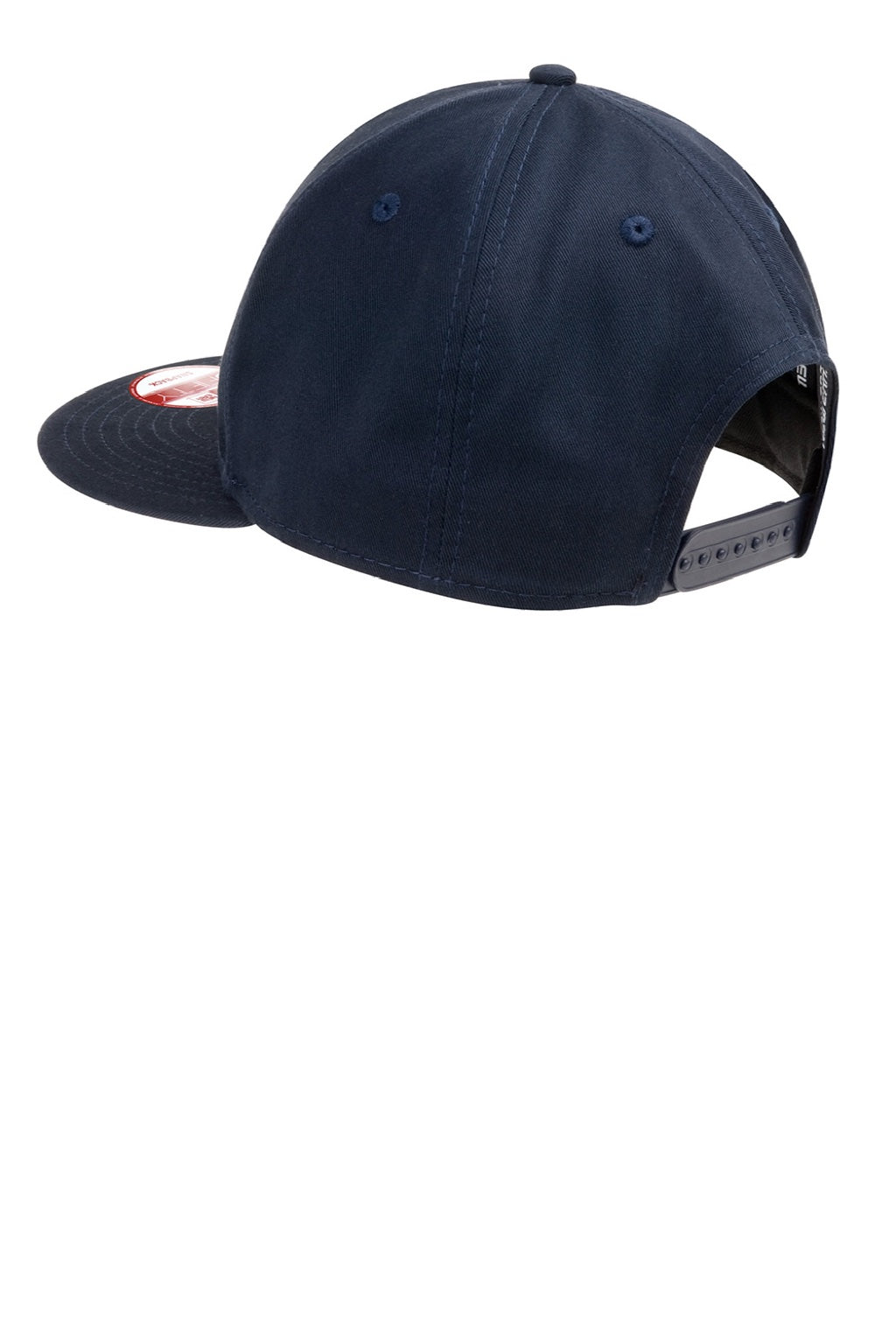 New Era Hats NE400 Mens Adjustable Hat Navy Blue Flat Back