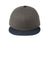 New Era Hats NE400 Mens Adjustable Hat Charcoal Grey/Navy Blue Flat Front