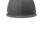 New Era Hats Mens Flat Bill Snapback Hat - Graphite Grey