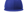 New Era Hats Mens Flat Bill Snapback Hat - Royal Blue
