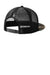 New Era Hats NE4030 Mens Snapback Trucker Hat Camo/Black Flat Back