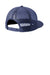 New Era Hats NE4030 Mens Snapback Trucker Hat Deep Navy Blue Flat Back