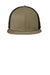 New Era Hats NE4030 Mens Snapback Trucker Hat Olive Green/Black Flat Front