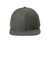 New Era Hats NE404 Mens Moisture Wicking Adjustable Hat Graphite Grey Flat Front