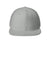 New Era Hats NE404 Mens Moisture Wicking Adjustable Hat Grey Flat Front