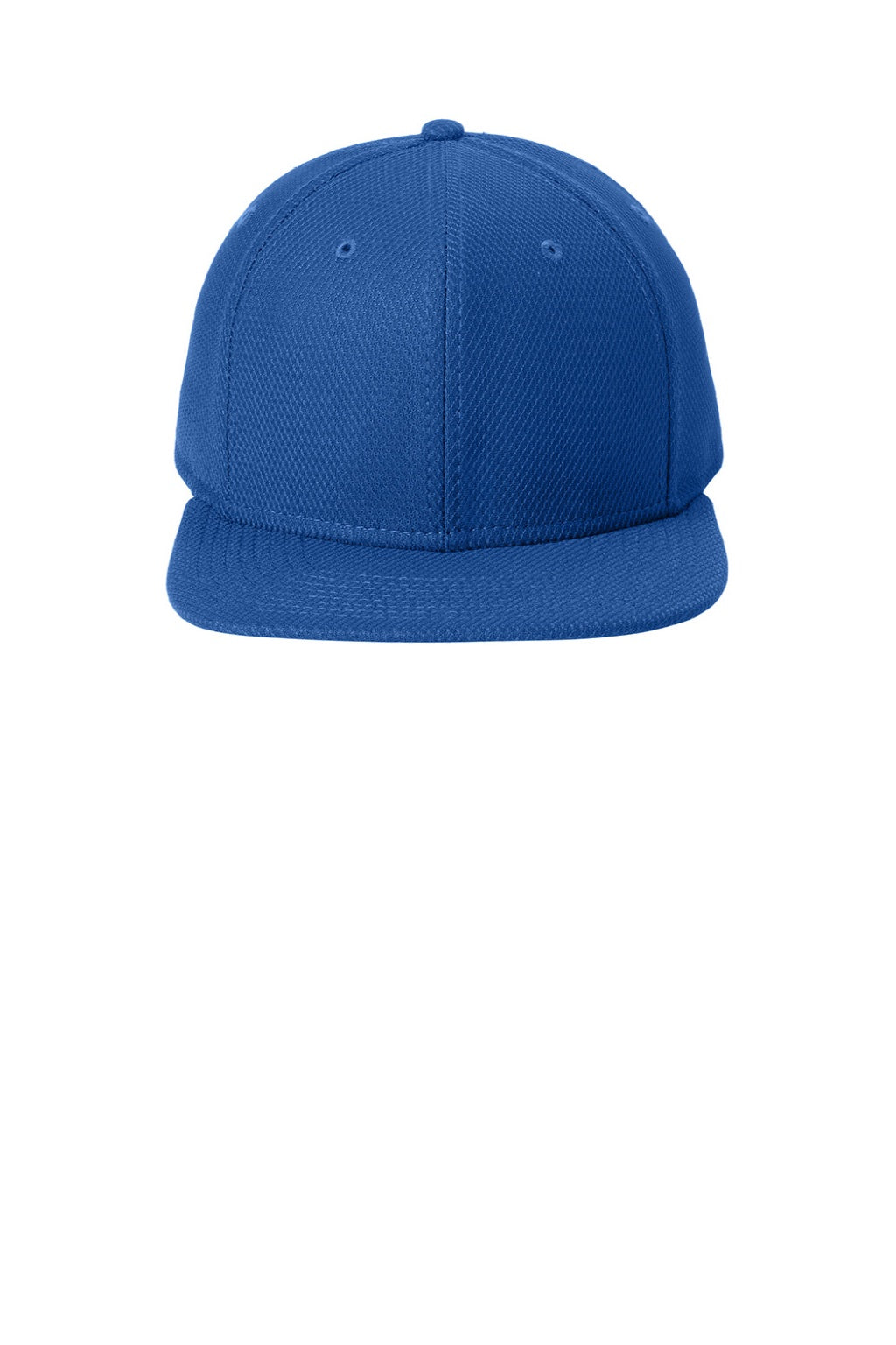 New Era Hats NE404 Mens Moisture Wicking Adjustable Hat Royal Blue Flat Front