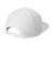 New Era Hats NE404 Mens Moisture Wicking Adjustable Hat White Flat Back