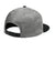 New Era Hats NE407 Mens Camo Flat Bill Snapback Hat Black/Rainstorm Grey Camo Flat Back