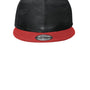 New Era Hats Mens Camo Flat Bill Snapback Hat - Scarlet Red/Black Camo