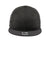 New Era Hats NE408 Mens Shadow Heather Striped Flat Bill Snapback Hat Heather Shadow Black/Graphite Grey Flat Front