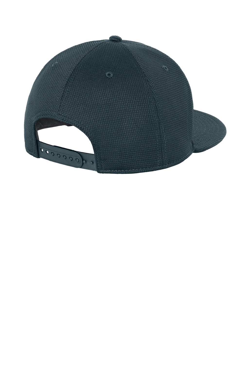 New Era Hats NE409 Mens Pivot Flat Bill Snapback Hat Deep Navy Blue Flat Back