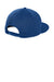 New Era Hats NE409 Mens Pivot Flat Bill Snapback Hat Royal Blue Flat Back