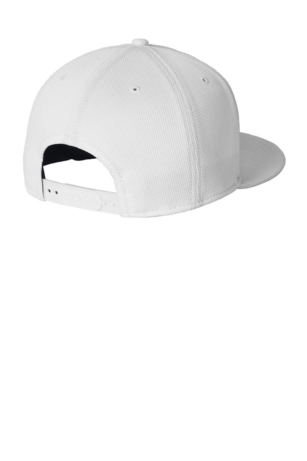 New Era Hats NE409 Mens Pivot Flat Bill Snapback Hat White Flat Back