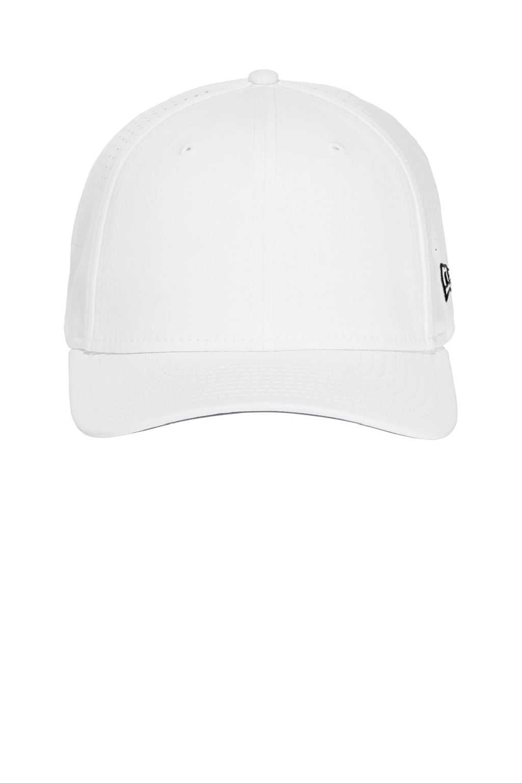 New Era Hats NE501 Mens 9SEVENTY Perforated Snapback Hat White Flat Front