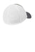 New Era Hats NE702 Mens Stretch Fit Hat White/Heather Shadow Grey Flat Back