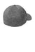 New Era Hats NE703 Mens Stretch Fit Hat Heather Grey Flat Back