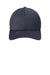 New Era Hats NE703 Mens Stretch Fit Hat Heather Navy Blue Flat Front