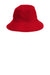New Era Hats NE800 Mens Hex Era Moisture Wicking Bucket Hat Scarlet Red Flat Front