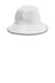 New Era Hats NE800 Mens Hex Era Moisture Wicking Bucket Hat White/Rainstorm Grey Flat Front