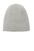 New Era Hats NE900 Unisex Knit Beanie Grey Flat Front