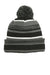 New Era Hats NE902 Unisex Sideline Beanie Black/Graphite Grey Flat Front