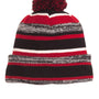 New Era Hats Unisex Sideline Beanie - Black/Scarlet Red
