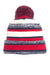 New Era Hats NE902 Unisex Sideline Beanie Red/Navy Blue Flat Front