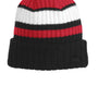 New Era Hats Unisex Ribbed Tailgate Beanie - Red/Black