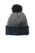 New Era Hats NE904 Unisex Colorblock Cuffed Beanie Navy Blue/Heather Grey Flat Front