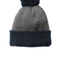 New Era Hats Unisex Colorblock Cuffed Beanie - Navy Blue/Heather Grey