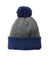 New Era Hats NE904 Unisex Colorblock Cuffed Beanie Royal Blue/Heather Grey Flat Front