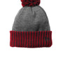 New Era Hats Unisex Colorblock Cuffed Beanie - Scarlet Red/Heather Grey