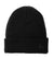 New Era Hats NE905 Unisex Speckled Beanie Black/Graphite Grey Flat Front