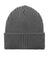 New Era Hats NE908 Unisex Core Classic Cuff Beanie Graphite Grey Flat Front