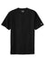 New Era NEA135 Mens Moisture Wicking Short Sleeve Crewneck T-Shirt Black Flat Front