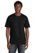 New Era NEA135 Mens Moisture Wicking Short Sleeve Crewneck T-Shirt Black Model Front