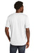 New Era NEA135 Mens Moisture Wicking Short Sleeve Crewneck T-Shirt White Model Back