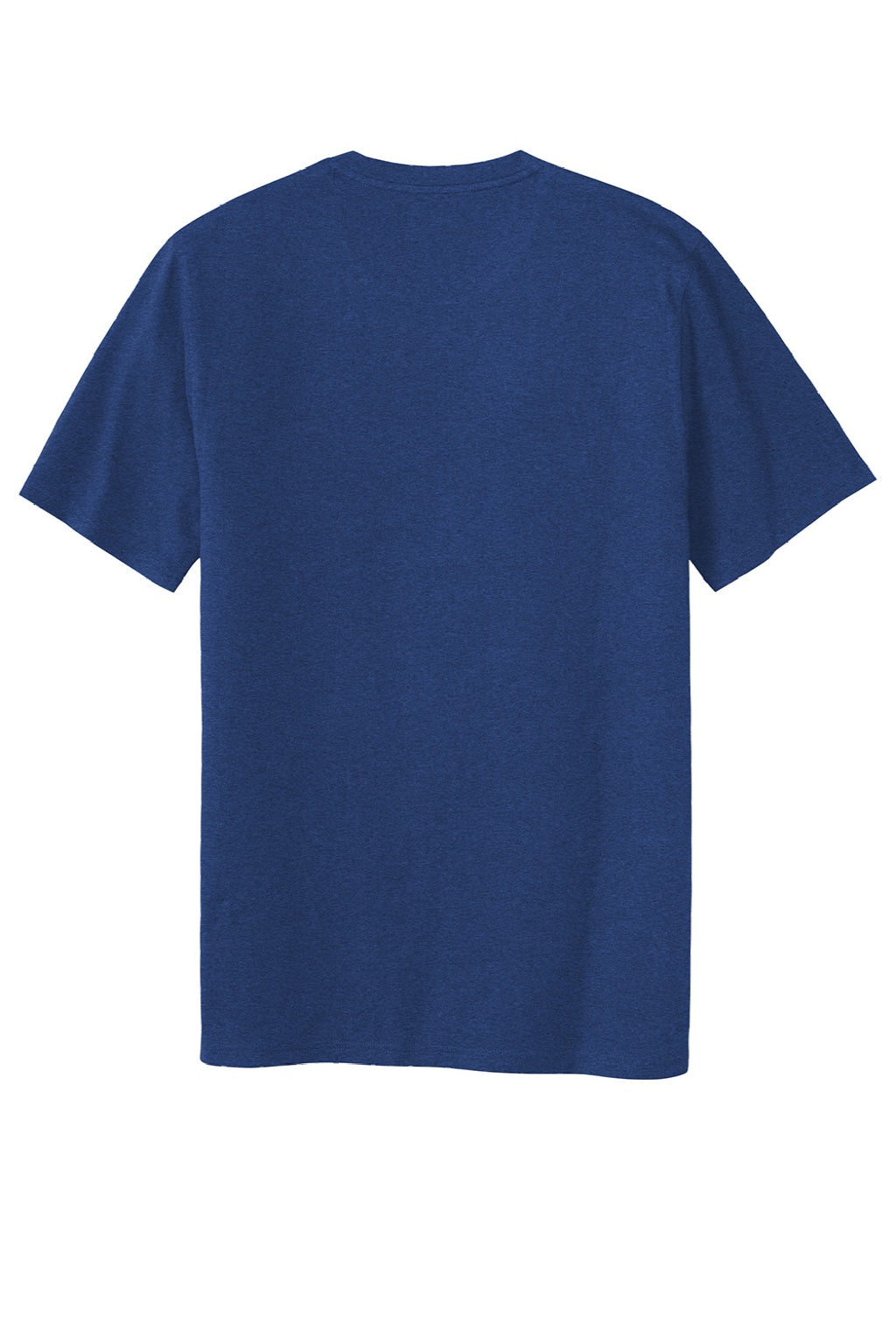 New Era NEA135 Mens Moisture Wicking Short Sleeve Crewneck T-Shirt Royal Blue Flat Back
